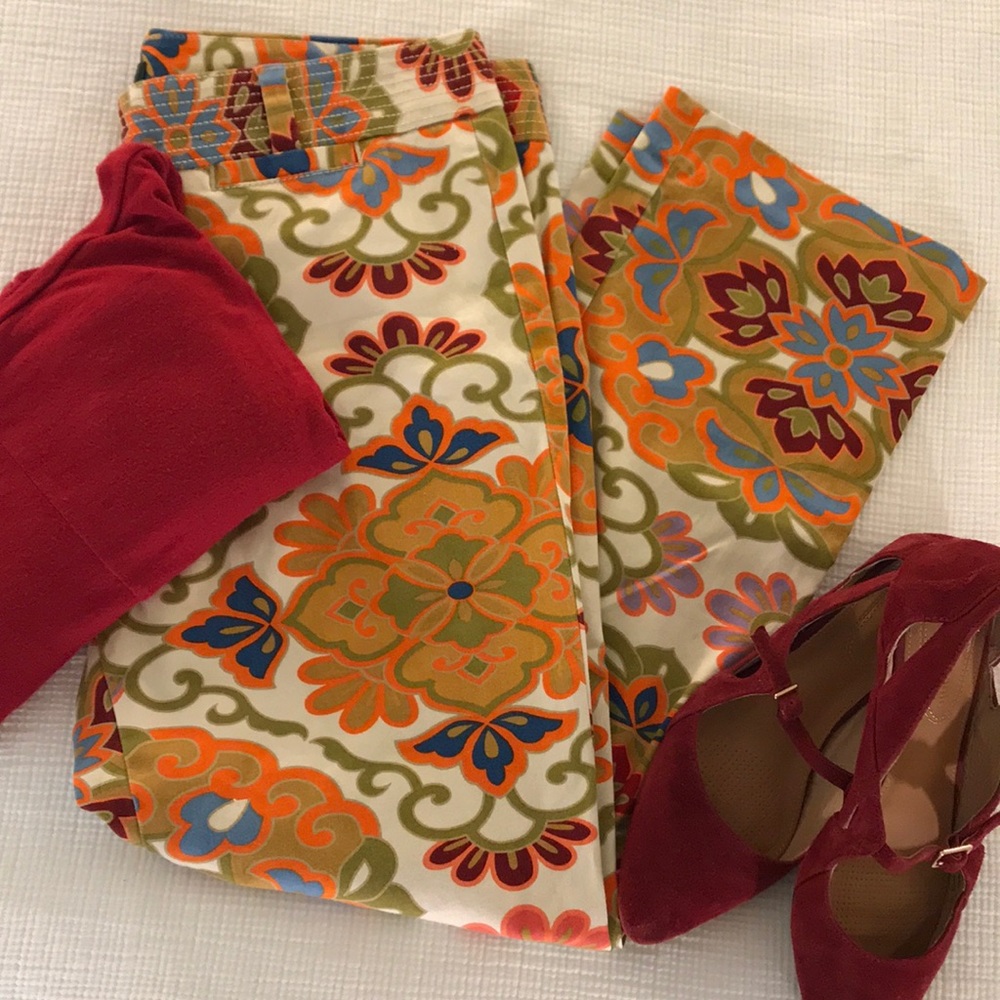J Crew City Fit Crop Pants Size 6